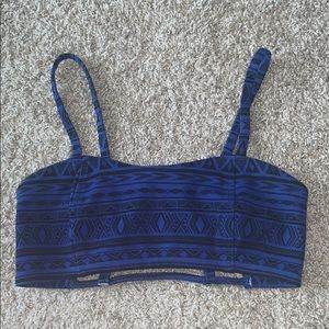 Forever 21 Tribal Cage Crop Top